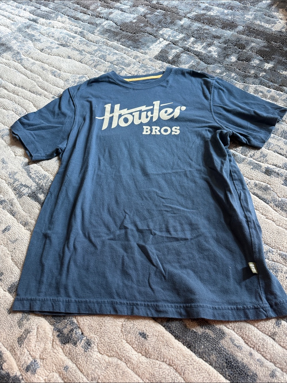 Howler Bros Navy and Cream Logo Tee